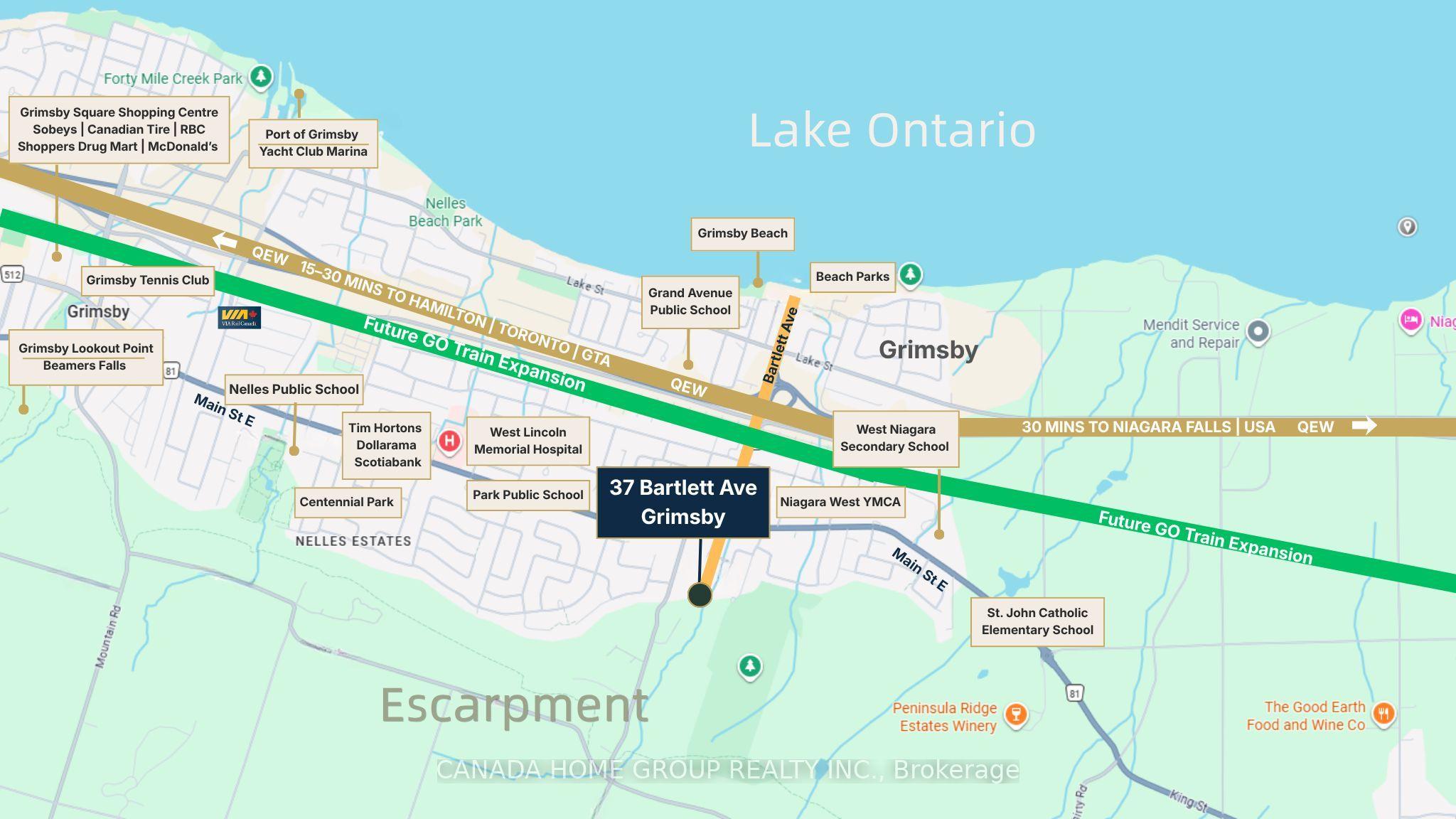 37 Bartlett Avenue, Grimsby, ON L3M 5G6